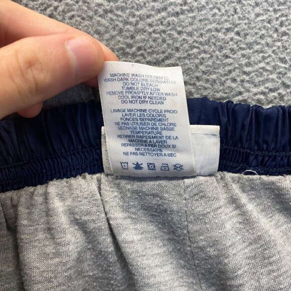 VINTAGE Reebok Pants Mens Large Blue Lined Windbreaker Track Zip Y2K,Wide Leg - Picture 11 of 14